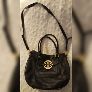 Beautiful Tory Burch Black Leather Bag